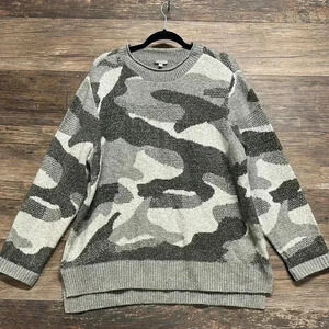 Talbots Gray Camo Women’s Sweater size XL